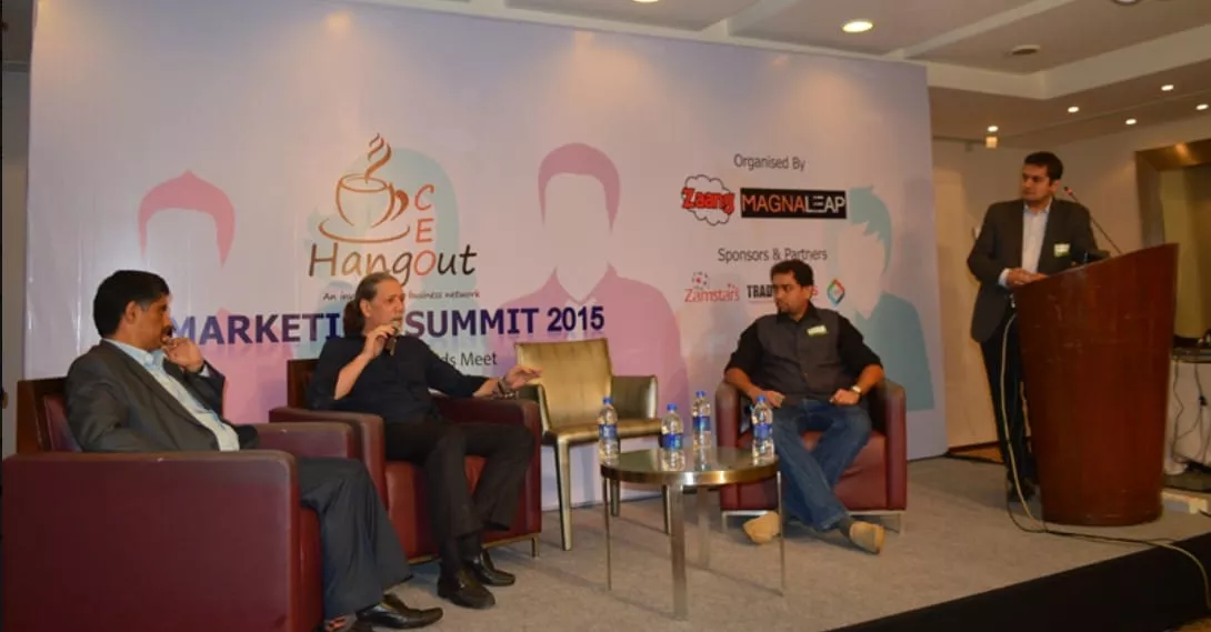 Bruce T. Dugan on a panel at the CEO Hangout Marketing Summit 2015